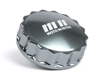 Tank cap Moto Nostra CNC gray for Vespa GTS 125, Vespa GTS 150, Vespa GTS 250, Vespa GTS 300, Vespa GTS HPE 300, Vespa GTS Super 125