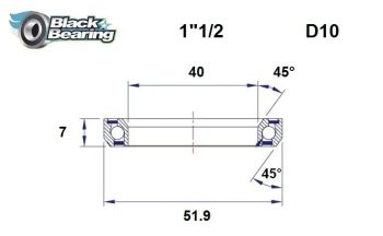 HB 40X51.9X7MM 45 /45