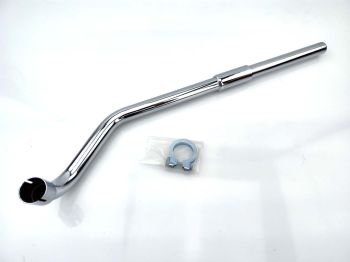 Exhaust manifold steel 26mm/28mm right outgoing for Hercules, Prima