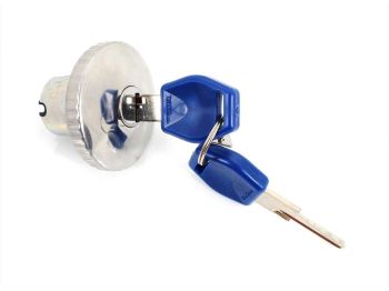 Aluminum fuel filler cap with 2 keys for Honda Wallaroo