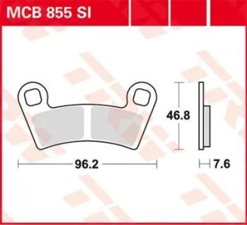 BRAKE PAD SINTER OFFROAD