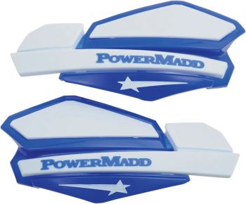 HANDGUARDS STAR BL/WT