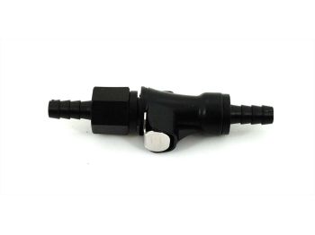 Fuel hose quick connector plastic 6mm black for moped, moped, mokick