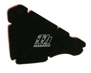 air filter foam insert Naraku double layer for Piaggio NRG, NTT, Storm, TPH
