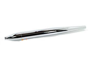 Exhaust cigar shape 60mm 690mm 26mm chrome for Sport Combinette Type 510, 515, Super 423, 429, 428, 433
