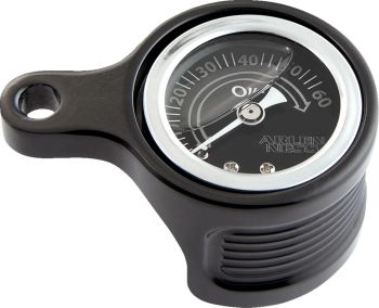GAUGE OIL PRESSURE M8 BLK