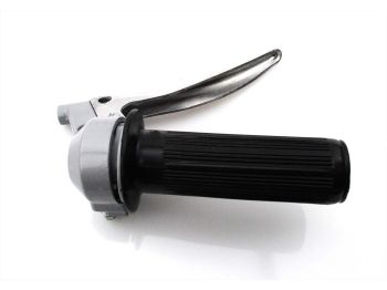 Throttle grip fitting aluminum black 22mm 105mm for Zündapp, Kreidler, Hercules, Puch, DKW, KTM, moped, moped, mokick
