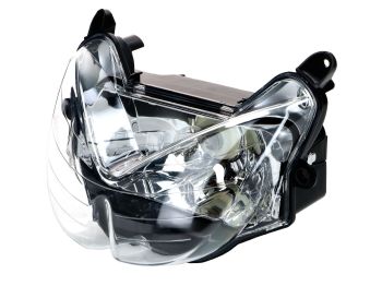 Headlight clear BA20D 12V 35W for Yamaha Aerox, MBK Nitro 1998-2012