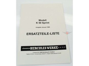 Parts catalog Hercules for K 50 Sprint