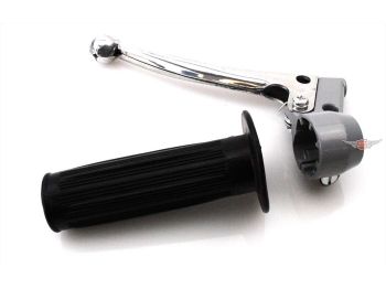 Armature aluminum clutch lever black 22mm 105mm for Zündapp, Kreidler, Hercules, Puch, DKW, KTM, moped, moped, mokick