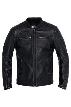 JACKET DEXTER LEATHER BLACK 2X