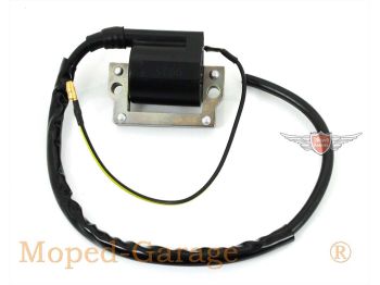 Ignition coil 6V With cable 0.5-0.8 Ohm 2.4-3 kOhm for Yamaha DT 50 MX, M, 80 MXS, 125 AT 2, FS SE, 1, RD DX, TY XT 250, Suzuki K