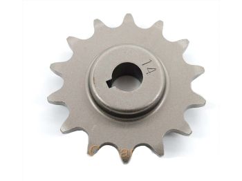 Sprocket reinforced 14 teeth 13mm shaft for Sachs, Hercules, Miele, KTM, Göricke, Gritzner, DKW