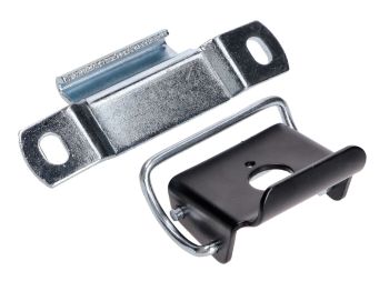 Seat bench lock set 4-piece metal for Kreidler, Flory MF 23, 30, 34