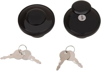 CAP GAS LOCK BLK N/VENT