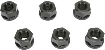 SPRKT NUT ALUM 10MM BLK