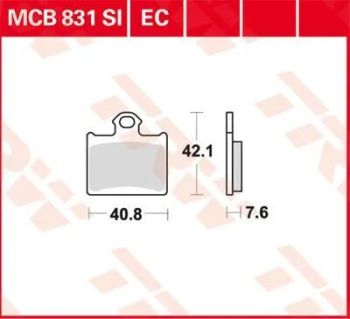 BRAKE PAD SINTER OFFROAD