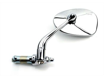 Mirror bumm inside handlebar mirror chrome 22mm for Zündapp M 25, 50 Bergsteiger, KS 50, Super Combinette, Hercules, Kreidler, Miele, DKW, NSU, Gritzner, Puch