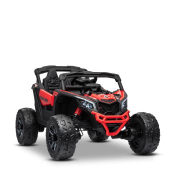 BUGGY ÉLECTRIQUE ENFANT CAN AM MAVERICK UTV ROUGE