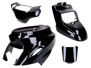 Fairing kit black 4-piece for MBK Booster -2004, Yamaha BWS -2004