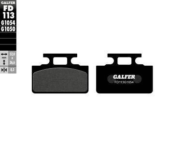 BRAKE PAD SEMI METAL