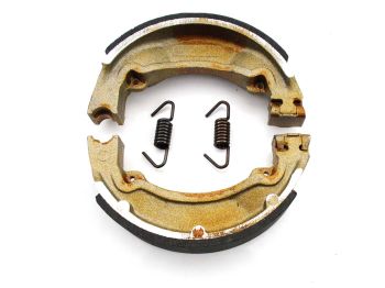 Lucas brake pads with springs for Yamaha DT 50 MX, M, 80 FS SE, FS1 50, DX, LB-2M RD LC I, II, RS 100, 100 DX