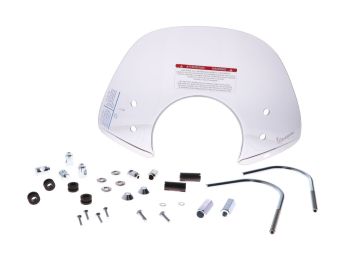 windshield OEM Cruiser 14cm tinted for Vespa GT, GTS