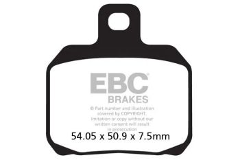 BRAKE PAD VEE SEMISNTRD