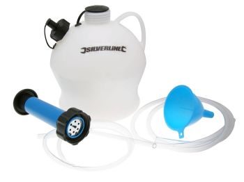 oil and fluid extractor pump Silverline 4 liters