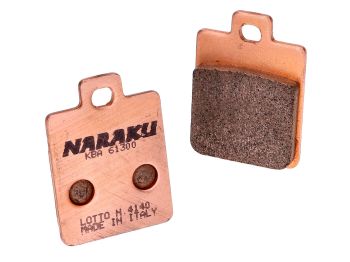 brake pads Naraku sintered for Gilera, Piaggio, Vespa