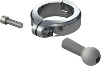 CLAMP W/BALL MNT 1.5 CHR