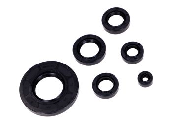 Shaft seal set 5-piece black for Honda MT 50, MB 50 Mokick