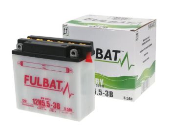 battery Fulbat 12N5.5-3B DRY incl. acid pack