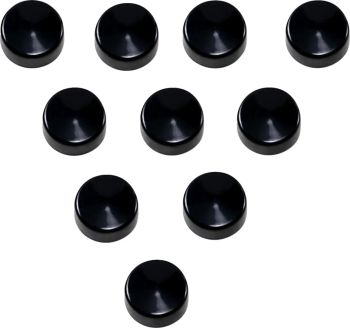 COVER BOLT 5/8 HEX BLK