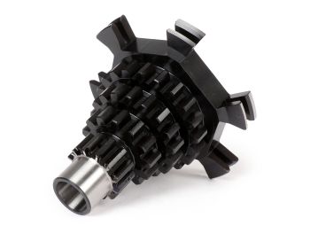 Gear cluster -BGM PRO- Vespa PX200, Rally200 - 12-13-16-19 - short 3rd gear, extra short 4th gear