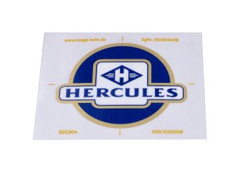 Sticker set tank decor lettering for Hercules K 125, 180 BW