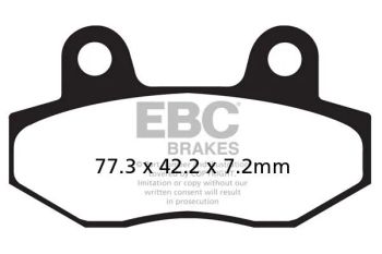 BRAKE PAD CARBON SCOOTER