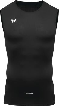 SHIRT SLEEVELESS COMP BLACK LG