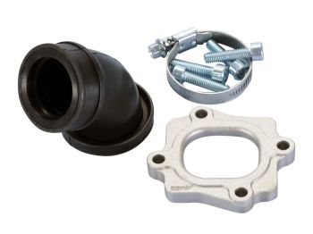 intake manifold Polini 360 28/33mm for Minarelli horizontal w/ 26-28mm Mikuni VM carburetor