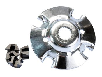 variator backplate Polini w/ sliders for Kymco Xciting 400i, Yamaha T-Max 500