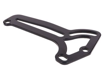number plate holder lateral mounting aluminium black for Piaggio 2-stroke