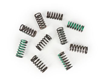 Clutch spring set -BGM PRO- Lambretta LI, LI S, SX. TV (series 2-3), DL/GP - soft (6.2 spring coils, elastic constant=4.7, green) - 10 pcs
