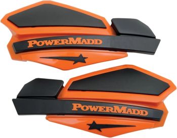 HANDGUARDS STAR OR/BK