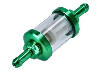 Petrol filter green removable 7mm