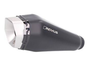 exhaust silencer REMUS RS black for Vespa GTS, GTS Super 300 HPE Euro4 2019-
