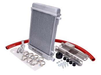 Radiator Kit Malossi 30,4x19,8x5cm aluminum for Piaggio