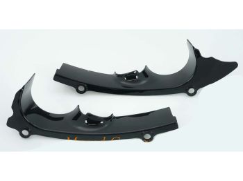 Frame cover aluminum black for Zündapp KS 50, GTS C 50 Sport Type 517