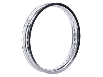 Wheel rim 2,15 x 18 aluminum polished for MZ GS, ETS/G, GE, GT, ETZ 250