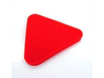 Air filter foam red 120mm for Yamaha, DT 50 MX