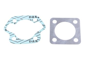Cylinder gasket set 2-piece 45mm 43.5mm for Kreidler Florett LF, LH, egg tank